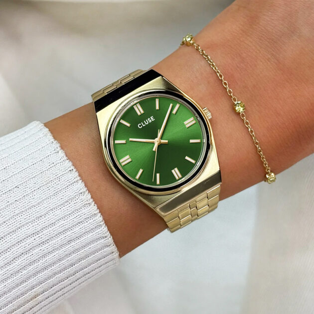 CLUSE Retro 70's Gold Stainless Steel Bracelet CW35105 - Image 3