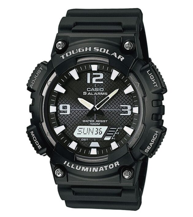 CASIO Standard Collection Tough Solar Black Rubber Strap AQ-S810W-1AVEF