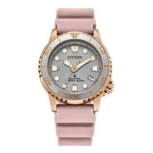 CITIZEN Promaster Eco-Drive Divers Pink Rubber Strap EO2023-00A