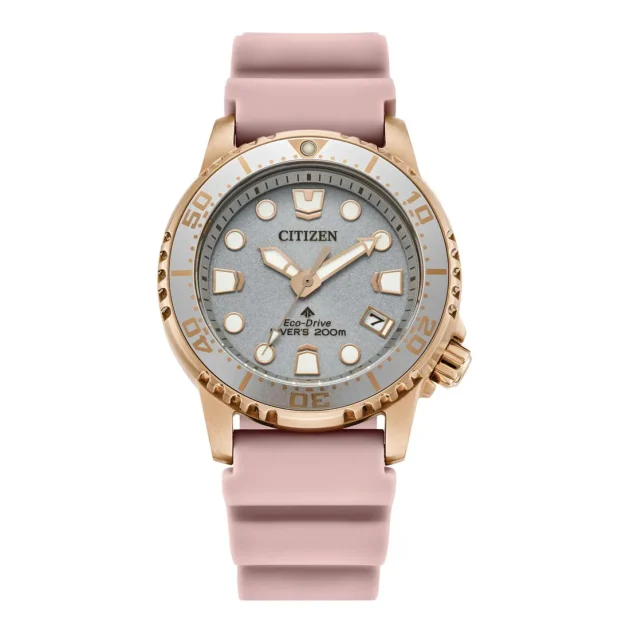 CITIZEN Promaster Eco-Drive Divers Pink Rubber Strap EO2023-00A