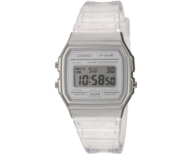 CASIO Standard Collection White Rubber Strap F-91WS-7EF