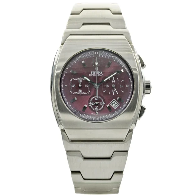 FESTINA Chronograph Silver Stainless Steel Bracelet F16102/4