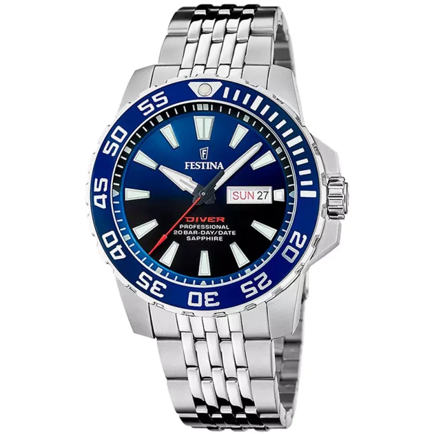FESTINA Divers Silver Stainless Steel Bracelet F20661/1
