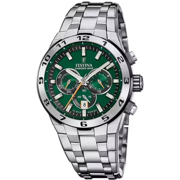 FESTINA Chronograph Silver Stainless Steel Bracelet F20670/2