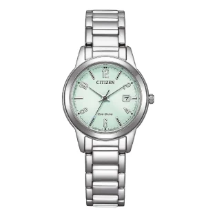 CITIZEN Ladies Eco-Drive Silver Stainless Steel Bracelet FE1241-71X