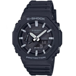 G-SHOCK Black Rubber Strap GA-2100-1AER