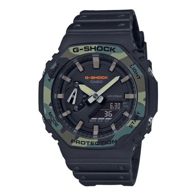G-SHOCK Black Rubber Strap GA-2100SU-1AER