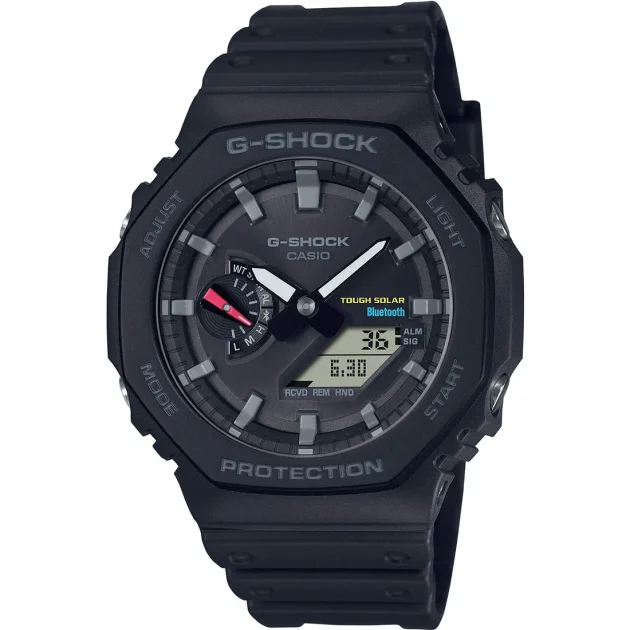G-SHOCK Tough Solar Bluetooth Black Rubber Strap GA-B2100-1AER