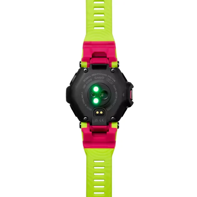 G-SHOCK G-Squad Smart Green Rubber Strap GBD-H2000-1A9ER - Image 3