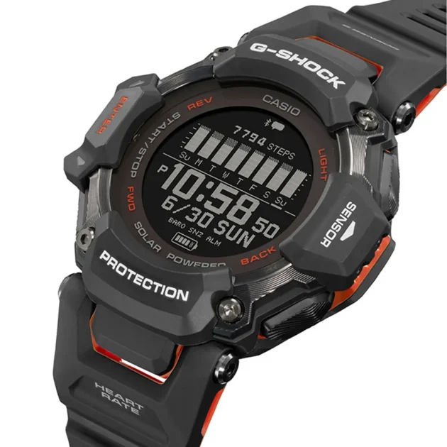 G-SHOCK Tough Solar Smart Black Rubber Strap GBD-H2000-1AER - Image 3