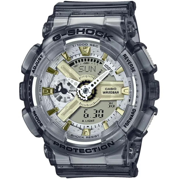 G-SHOCK Grey Rubber Strap  GMA-S110GS-8AER