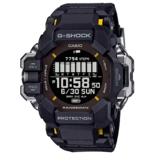G-SHOCK Master Rangeman Tough Solar Smart Black Rubber Strap GPR-H1000-1ER