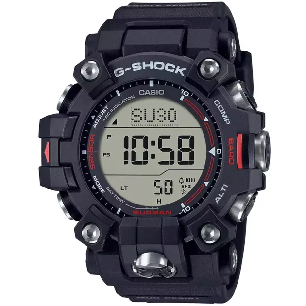 G-SHOCK Master of G-Land Mudman Tough Solar Black Rubber Strap GW-9500-1ER