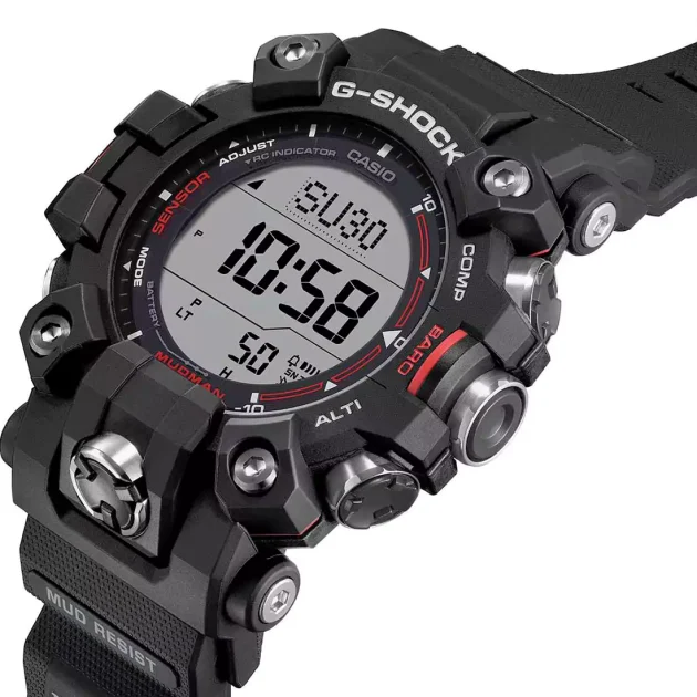 G-SHOCK Master of G-Land Mudman Tough Solar Black Rubber Strap GW-9500-1ER - Image 8