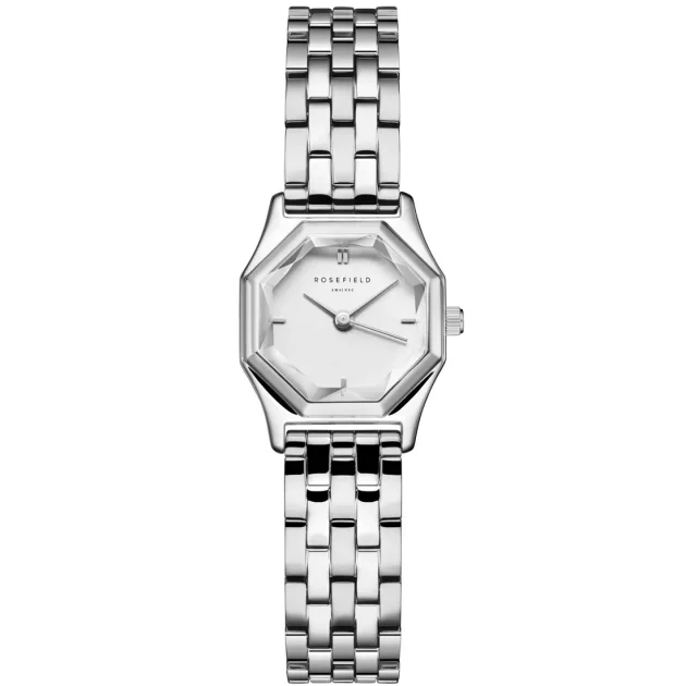 ROSEFIELD The Gemme Silver Stainless Steel Bracelet GWSSS-G04