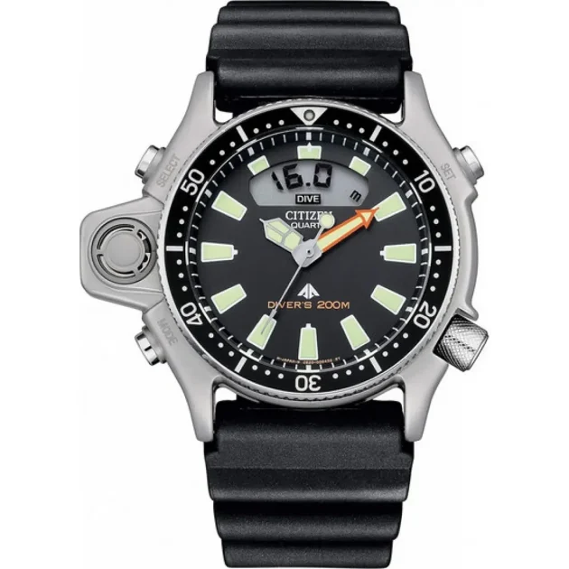 CITIZEN Promaster Aqualand Black Rubber Strap JP2000-08E