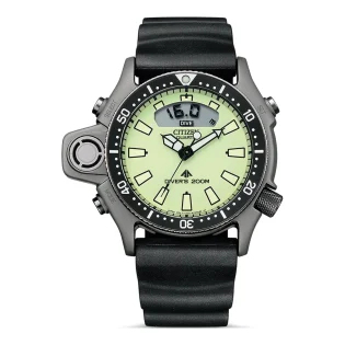 CITIZEN Promaster Aqualand Black Rubber Strap JP2007-17W
