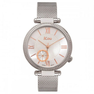 JCOU  Eclipse Silver Stainless Steel Bracelet  JU17021-1