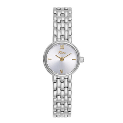 JCOU Lamelle Silver Stainless Steel Bracelet JU19067-1