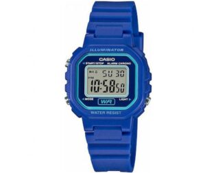 CASIO Standard Collection Blue Rubber Strap LA-20WH-2AEF