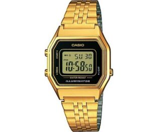 CASIO Standard Collection Gold Stainless Steel Bracelet LA-680WEGA-1ER