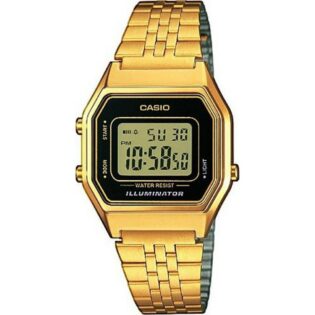 CASIO Standard Collection Gold Stainless Steel Bracelet LA-680WEGA-1ER