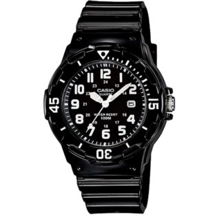 CASIO Standard Collection Black Rubber Strap LRW-200H-1BV
