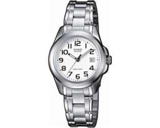 CASIO Standard Collection Silver Stainless Steel Bracelet LTP-1259PD-7BEG