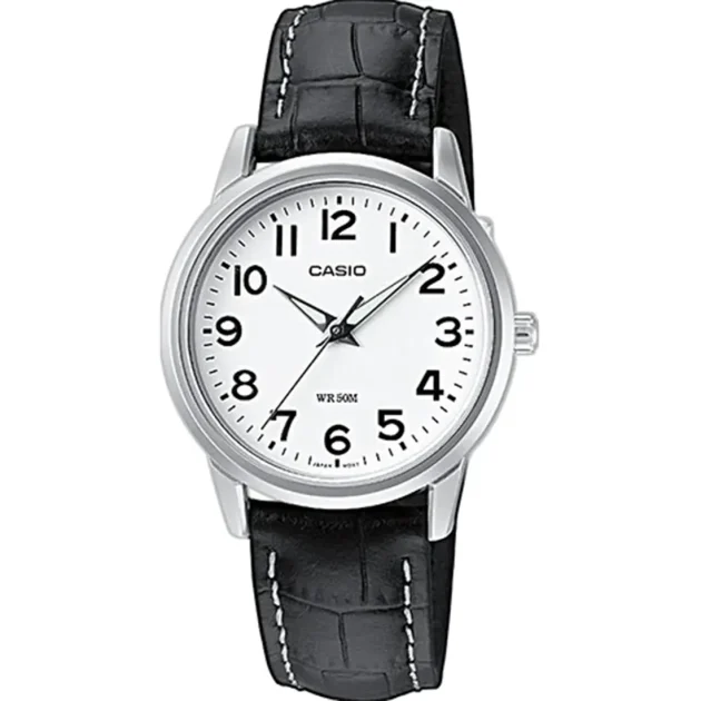 CASIO Standard Collection Black Leather Strap LTP-1303PL-7BVEF