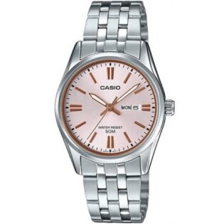 CASIO Standard Collection Silver Stainless Steel Bracelet LTP-1335D-4AVDF