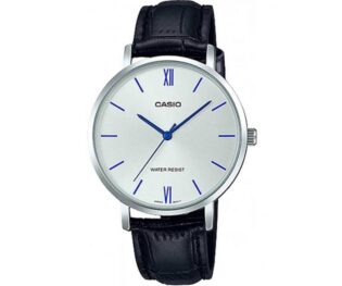 CASIO Standard Collection Black Leather Strap LTP-VT01L-7B1UDF