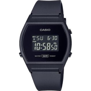 CASIO Standard Collection Black Rubber Strap LW-204-1BEF