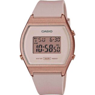 CASIO Standard Collection Pink Rubber Strap  LW-204-4AEF