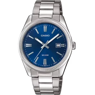 CASIO Standard Collection Silver Stainless Steel Bracelet MTP-1302PD-2AVEF
