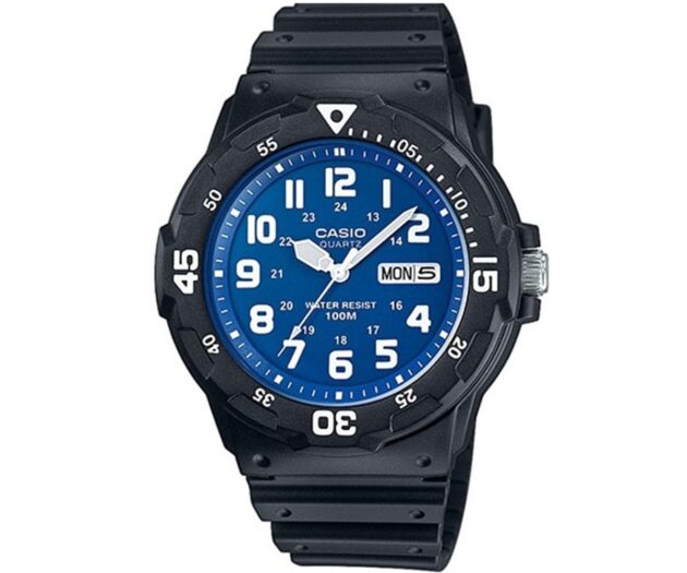 CASIO Standard Collection Black Rubber Strap MRW-200H-2B2VDF