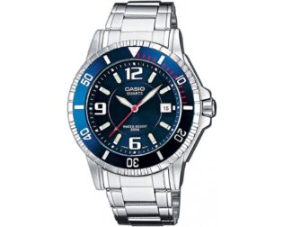 CASIO Standard Collection Silver Stainless Steel Bracelet MTD-1053D-2AV