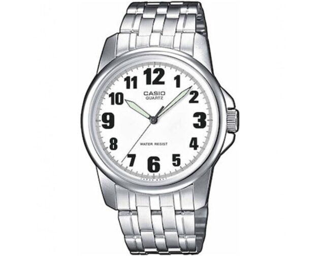 CASIO Standard Collection Silver Stainless Steel Bracelet MTP-1259PD-7BEG