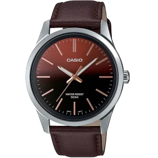 CASIO Standard Collection Brown Leather Strap MTP-E180L-5AVEF