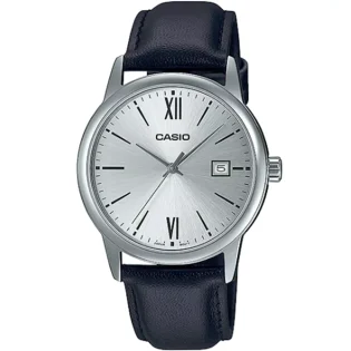 CASIO Standard Collection Black Leather Strap MTP-V002L-7B3UDF