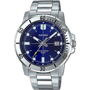 CASIO Standard Collection Silver Stainless Steel Bracelet  MTP-VD01D-2EVUDF