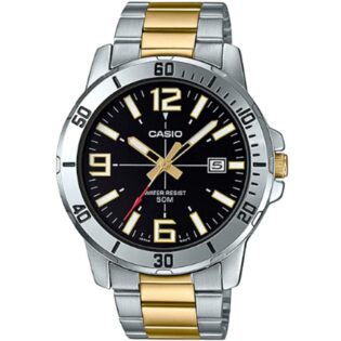 CASIO Standard Collection Two Tone Stainless Steel Bracelet MTP-VD01SG-1BVUDF