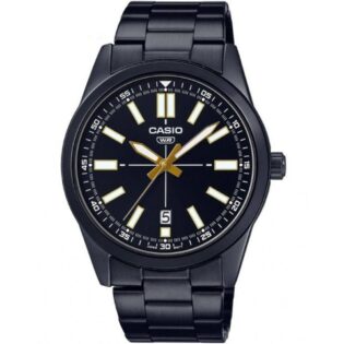 CASIO Standard Collection Black Stainless Steel Bracelet  MTP-VD02B-1EUDF