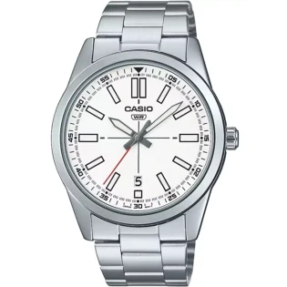 CASIO Standard Collection Silver Stainless Steel Bracelet MTP-VD02D-7EUDF