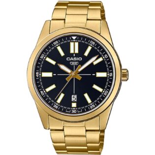 CASIO Standard Collection Gold Stainless Steel Bracelet  MTP-VD02G-1EUDF