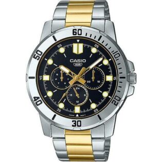 CASIO Standard Collection Two Tone Stainless Steel Bracelet  MTP-VD300SG-1EUDF