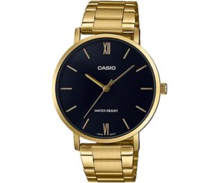 CASIO Standard Collection Gold Stainless Steel Bracelet  MTP-VT01G-1BUDF