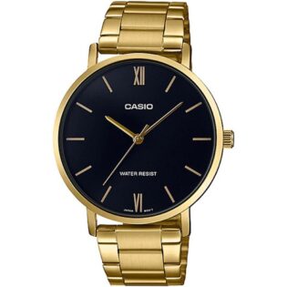 CASIO Standard Collection Gold Stainless Steel Bracelet  MTP-VT01G-1BUDF
