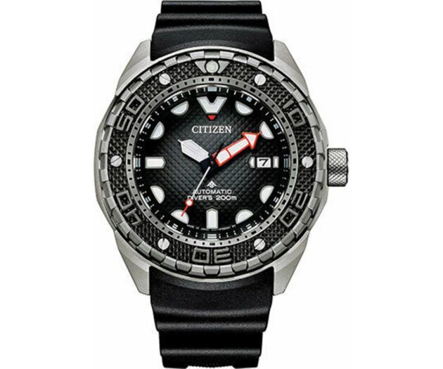 CITIZEN  Promaster Marine Black Rubber Strap  NB6004-08E