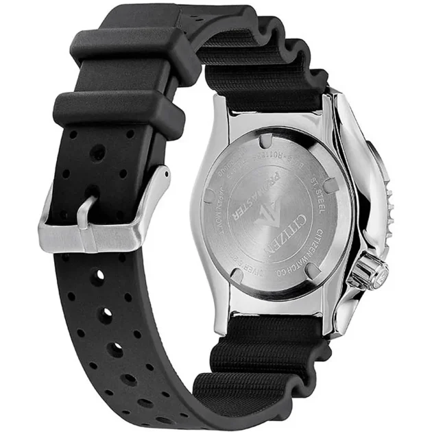 CITIZEN Promaster Automatic Black Rubber Strap NY0086-16LE - Image 3