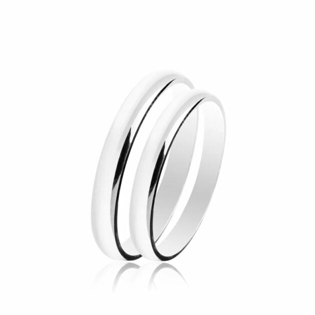 Maschio Femmina SLIM Βέρες 18 Καρατίων SL05 - Image 2
